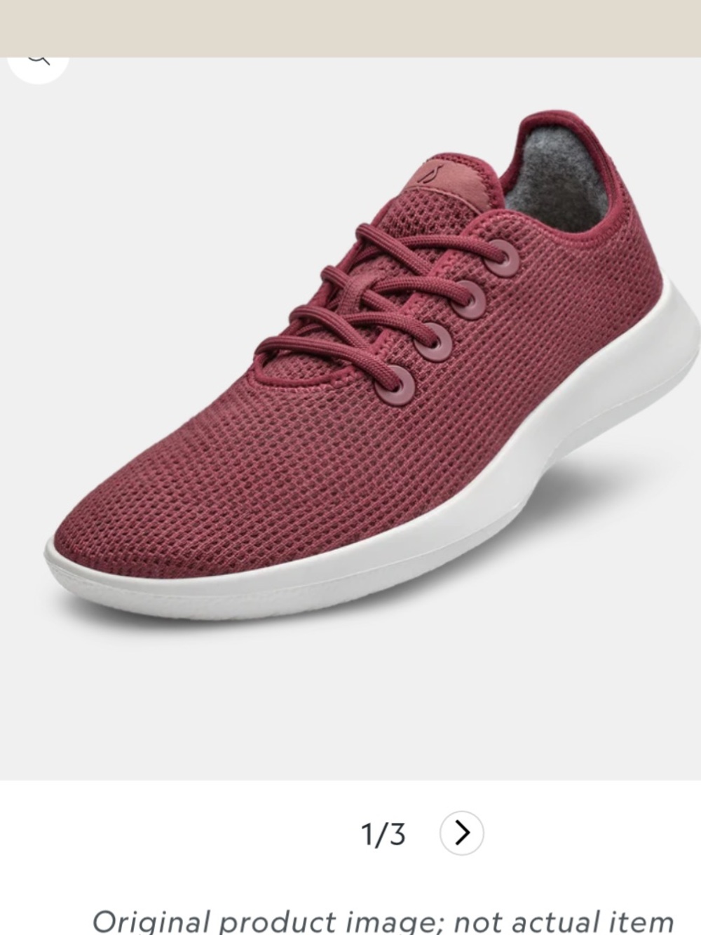 allbirds Men's Tree Runners Knit Lace-Up Sneakers - Size 12